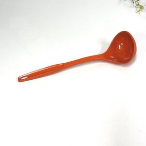 Vintage Foley Burnt Orange Serving Ladle Retro MCM Kitchen Tool